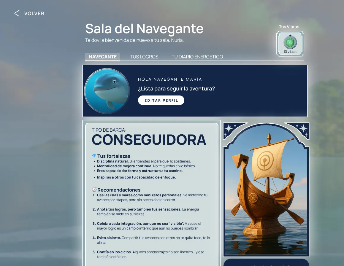 Dashboard de los mares